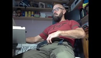 slightly muscular man